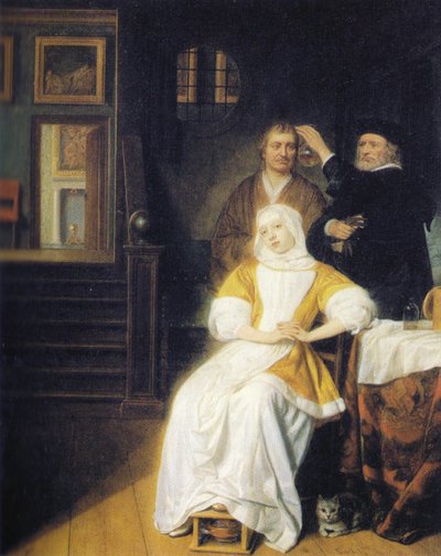 The Anemic Lady by Samuel van Hoogstraten